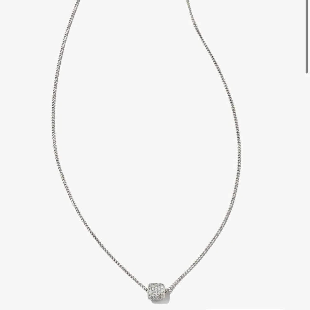 Kendra Scott Stella 14k White Gold Necklace